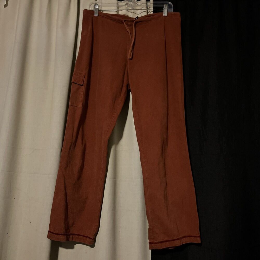 Prana Women’s Size Small Brown Drawstring Waist Cargo Pants